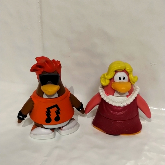 Y2K Disney Club Penguin 11 Piece 2" Figure *LOT* by JAXX Pacific - Picture 13 of 16